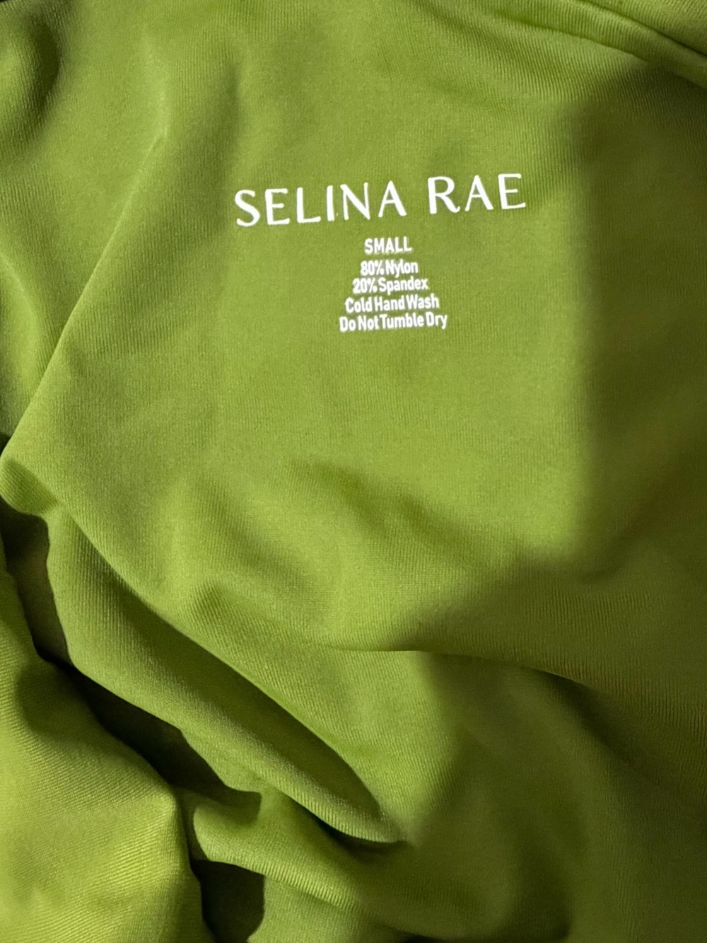 Selina Rea One-Shoulder Olive Green Cutout Women's Swimsuit - Picture 8 of 9